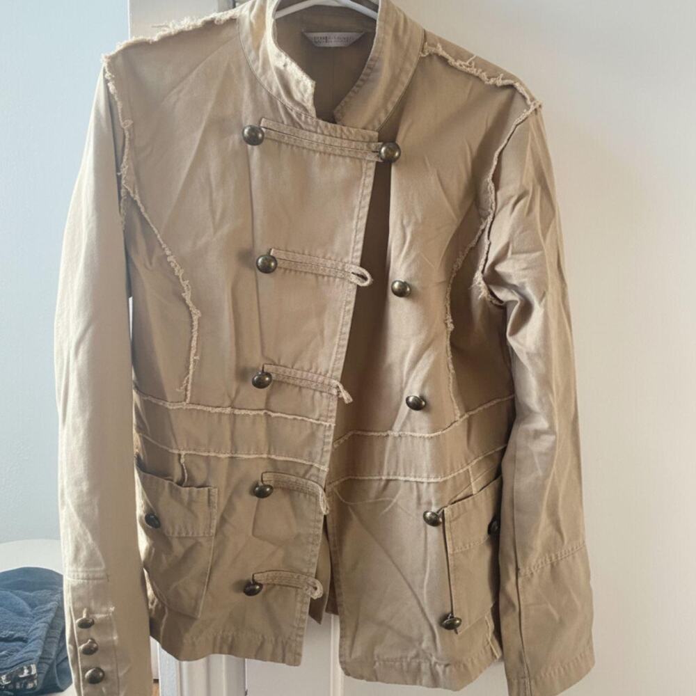 Indie Sleaze Fitted Moto Jacket Cotton 90s Minimalist